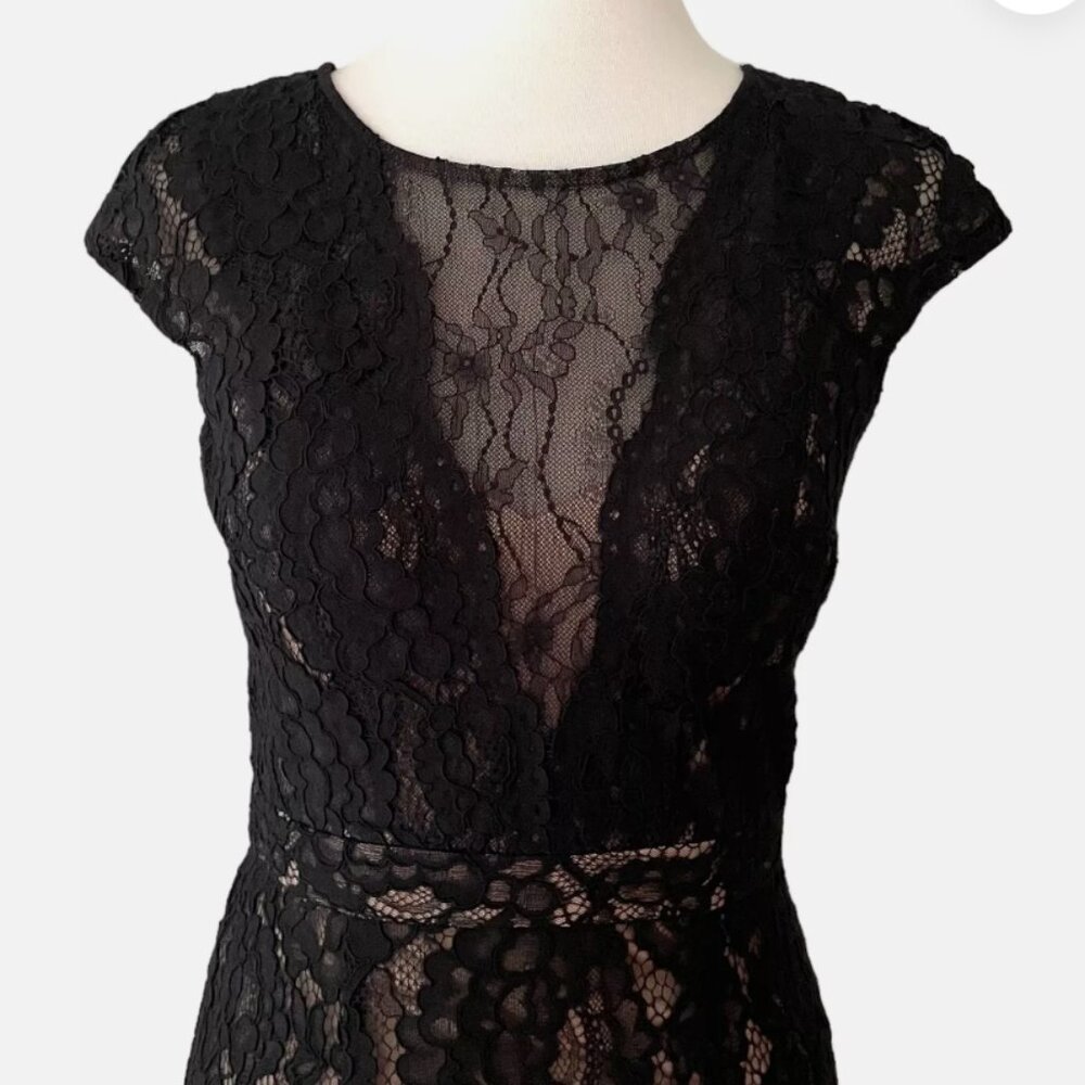 Xscape Black Lace Gown